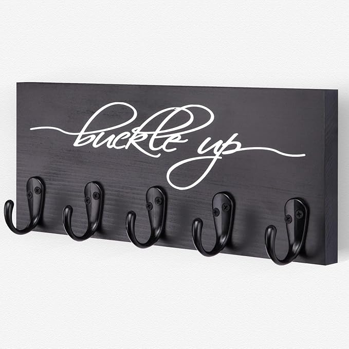 Tie Rack and Belt Organizer for Closet, Wall Mount Belt Hanger and Tie Organizer for Stores and Displays Mens Accessories for Easy Selection and Space Saving Efficiency(11.4" x 4.7")