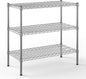 18" Deep x 36" Wide x 34" Height Wire Shelving Kit | 3-Tier | NSF Commercial Storage Rack Unit