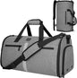 Garment Bags for Travel,50L Carry on Convertible Garment Duffle bag with Shoulder Strap,3 in 1 Hanging Suit Travel Bag with Shoulder Strap