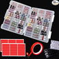 Large Compact Transparent Press-On Nail Storage Box (12 * 9 * 0.8 inch) - 600 Pieces Capacity - Press-On Nail Organizer & Display Storage Box