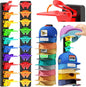 AXU 2 Pack Hat Organizer for Baseball Caps, Hat Rack for Wall (Rainbow)