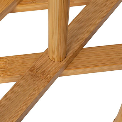 Bamboo 5 Pair Accordian Boot Rack, Natural