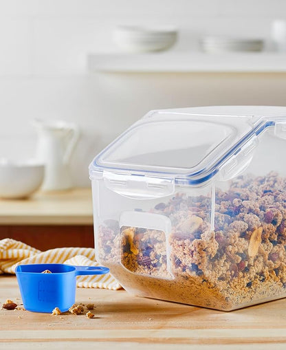 Lock & Lock Bulk Storage Bins Food Storage Container with Wheels (50.72-Cup)