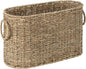 StorageWorks Toilet Paper Storage, Toilet Paper Storage Holder for 6 Regular Rolls, Wicker Basket for Bathroom, Natural Seagrass