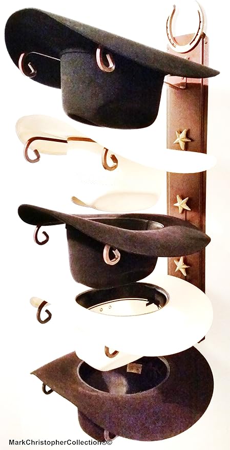 American Made Cowboy Hat Holder STAR 665 Horse Shoe