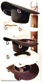 American Made Cowboy Hat Holder STAR 665 Horse Shoe