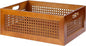 Wooden Storage Basket Handmade Rattan Drawer Storage Box with Frame & Handles Decorative Natural Bamboo Woven Bins Rustic Farmhouse Decor Home Office Tabletop Shelf Organizer 15" x 11" x 5.9"