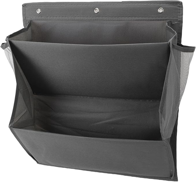 Efficiently Use Vertical Space with Door Mounted Design Hanging Shoes Design, Oxford Fabric Double Tier Shoe Organizer for Spaces (Gray)