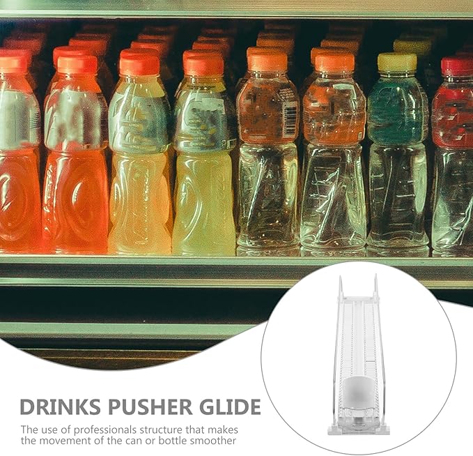 UPKOCH Fridge Drink Organizer Automatic Self-pushing Soda Can Dispenser for Easy Beverage Storage Supermarkets and Home Refrigerators Drink Shelf Pusher Material