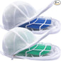 Hat Washer Cage for Washing Machine, Cap Washer with Mesh Bags, Hat Washer for Baseball Caps, Hat Cleaner/Cleaning Protector Cage (White - 2 Pack)