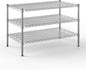 24" Deep x 42" Wide x 27" Height Wire Shelving Kit | 3-Tier | NSF Commercial Storage Rack Unit