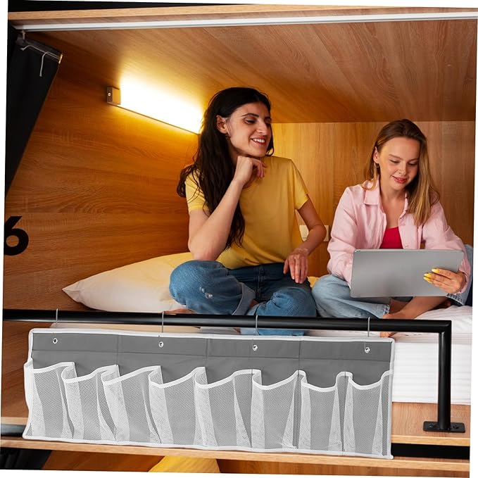 Healifty Rv Shoe Organizer Bedside Hanging Storage Non Woven Fabric Storage Bag Space Saving Tidy