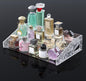 Perfume Organizer- 3 Tier Cologne Stand Clear Plastic Cologne Organizer for Men/Women Fragrance, Lotion, Skincare Display Holder Shelf (1 Pack-Clear)