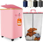 Laundry Hamper with Wheels, 75L Large Clothes Hamper with Removable Inner Bag, Collapsible Dirty Clothes Basket for Dorm, Rolling Dirty Clothes Basket for, Bedroom, Bathroom, Laundry Room