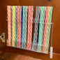 9.8 inch double-layer removable and washable Large Acrylic Cabinet Straw Holder Organizer with Traceless Nano Adhesive – Space-Saving Storage Rack for Cabinet Door, Clear Straw Cabinet Holder