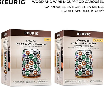 Keurig 5000351185 K-Cup Whirl Carousel Coffee Pod holder, 49, Black