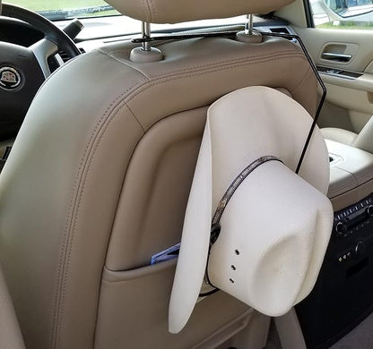 Cowboy Hat Holder for Truck & SUV – The Original Patented Design – American Made Powder Coated Steel