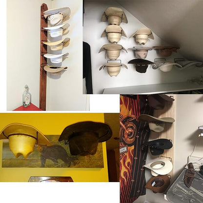 YYST Cowboy Hat Rack Holder Organizer Bracket 5/PK- No Cowboy Hat