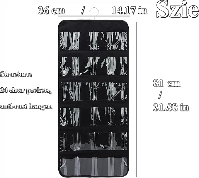 PACMAXI Over The Door Shoes Organizer for 12 Pairs of Baby Shoes Boys Girl, Hanging Baby Shoe Organizer with Hanger(Polyester Material-Black)