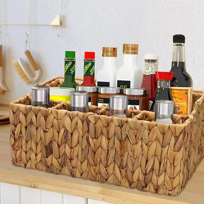 LYX&GC Utensil Caddy, Utensil Basket for Table,Napkin and Utensil Holder, Silverware Caddy, Cutlery Holder, Utensil Holder for Party, Picnic Caddy for Plates and Utensils…