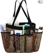 Fammart Mesh Shower Caddy Portable for College Dorm Room Essentials, 8-Pocket Large Shower Basket Tote Bag with 2 Handles for Toiletry, Bathroom, Beach, Camp, Gym