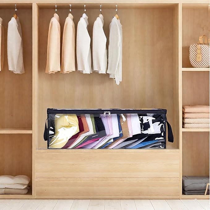 Hat Organizer for Baseball Caps, Non-Woven Wide Hat Storage Box with Handle, Large Hat Racks Holder for Bedroom Closet (Grey)