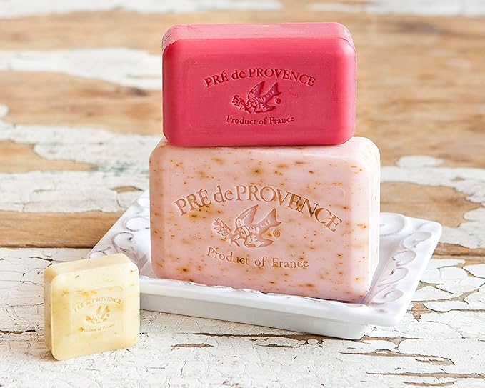 Pre de Provence with a White-Washed Terracotta Finish Soap Dish, 8.8 Ounce (Pack of 1)