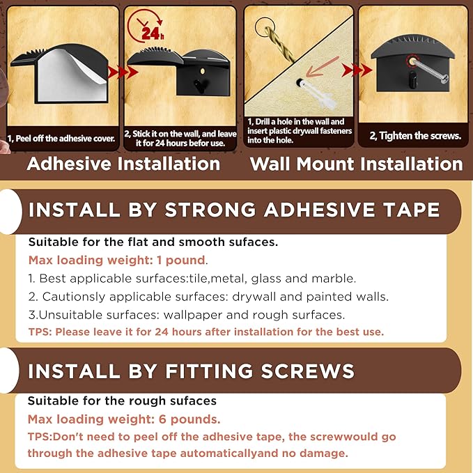 3 Inch Adhesive Hat Hooks for Wall(20-Pack), Cowboy Hat Rack, Strong Hold Hat Hangers, No Drilling, Hat Holder Organizer for Walt, Door, Closet