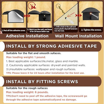 3 Inch Adhesive Hat Hooks for Wall(20-Pack), Cowboy Hat Rack, Strong Hold Hat Hangers, No Drilling, Hat Holder Organizer for Walt, Door, Closet