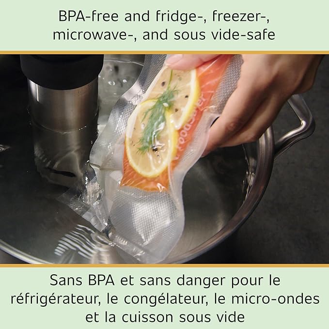 FoodSaver Custom Length Vacuum Sealer Bags Multipack,Rolls for Airtight Food Storage and Sous Vide - Compatible with FoodSaver,8 and 11 (3 Count),2 Count (Pack of 10)