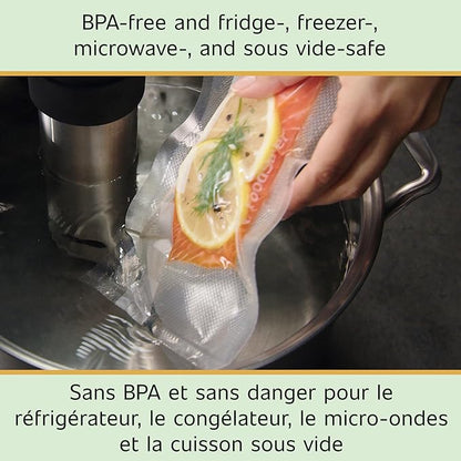 FoodSaver Custom Length Vacuum Sealer Bags Multipack,Rolls for Airtight Food Storage and Sous Vide - Compatible with FoodSaver,8 and 11 (3 Count),2 Count (Pack of 10)
