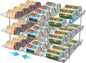 Stackable Beer And Beverage Can Holder, 3-Tier Storage Rack, Transparent Can Dispenser, Easy Installation, Can Organizer For Pantry, Flexible Modular Setup