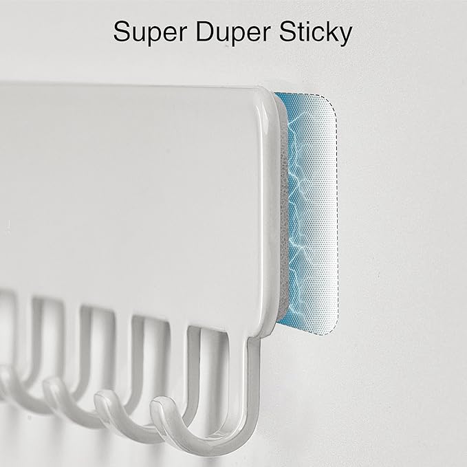 bussdis adhesive necklace hook necklace hanging storage white upgrage Extended