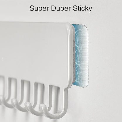 bussdis adhesive necklace hook necklace hanging storage white upgrage Extended