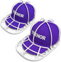 Hat Washer Cage for Washing Machine – Baseball Cap Cleaner Rack for Washer & Dishwasher, Structured Cap Shaper & Protector for Hats – 2 Packs (Assembly Required)