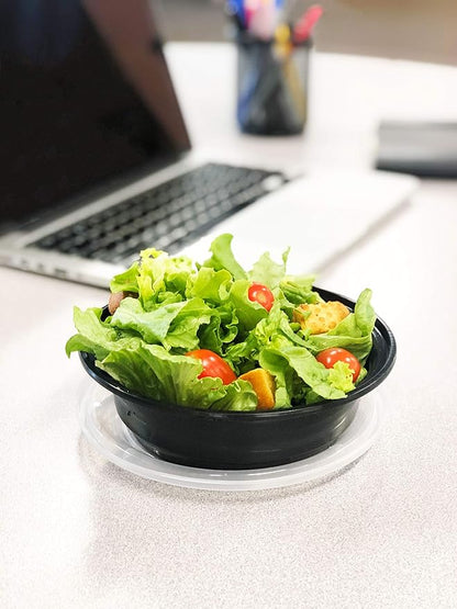 Reli. Meal Prep Bowls w/Lids - 50 Pack (16 oz) | Disposable Bowls with Lids | Microwave/Freezer Safe