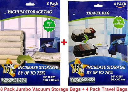 10 Pack Premium Extra Large Vacuum Storage Space Saver Compress Bags 36X28 Inches