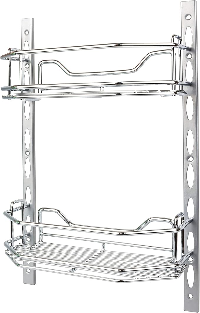 Hardware Resources DMS6-PC-R Door Mount Tray System, Chrome