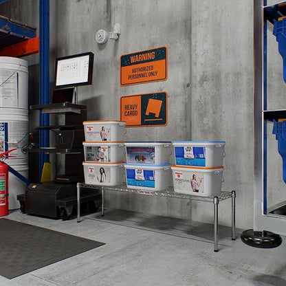 14" Deep x 54" Wide x 14" Height Wire Shelving Kit | 1-Tier | NSF Commercial Storage Rack Unit