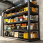 Heavy Duty Garage Shelving Unit, 5-Tier Adjustable Metal Storage Shelves, 3000LBS Utility Rack Shelf for Garage & Basement,Tool Organization, Warehouse, Pantry Closet, Kitchen, 36" W, Black