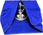 Velvet Blue Anti Tarnish Silver Jewelry Storage Bag, 28x28 inches, Zippered, Square, Airtight Protection, 784 sq. in., 1 Set