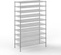 24" Deep x 54" Wide x 86" Height Wire Shelving Kit | 10-Tier | NSF Commercial Storage Rack Unit
