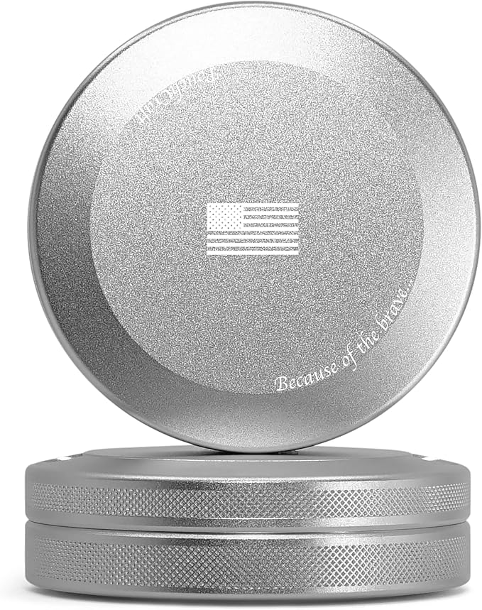 Metal Can | Metal Container for Pouches | Aluminum Used Pouch Storage Tin | Airtight O-Ring Moisture Odor Proof EDC Pocket Tin | Defiance Edition (Silver)