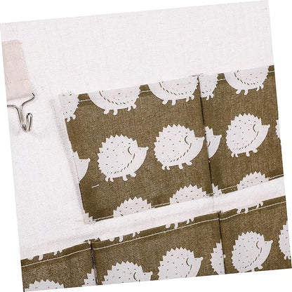 Vaguelly Closet Wall Organizer Wall Storage Pocket Hooks Bar Included Multi-pocket Design