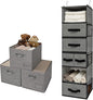 GRANNY SAYS Bundle of 1-Pack Closet Door Organizer & 3-Pack Storage Containers for Organizing