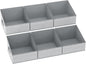 DIMJ Closet Storage Bins - Fabric Storage Baskets for Shelves, Collapsible Closet Organizers and Storage with Handles, Trapezoid Shelf Organization Storage Cubes for Purse, Toys, Books, Towel, Socks