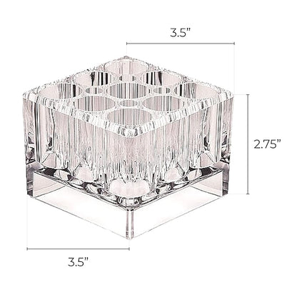Zadro 9-Compartment Cube Cosmetic Organizer
