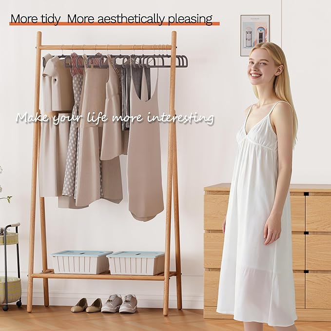 Gray Velvet Hangers 20 Pack, Slim Space Saving Pants Hangers for Closet Organizer, Rotating Hook, Non Slip Clothes Felt Hanger Heavy Duty for Tank Top, Jean Perchas, Camisole, Kids' Clothes