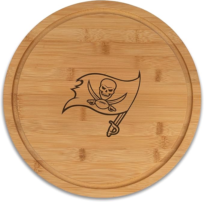 The Memory Company | Licensed NFL 13" Team Bamboo Lazy Susan