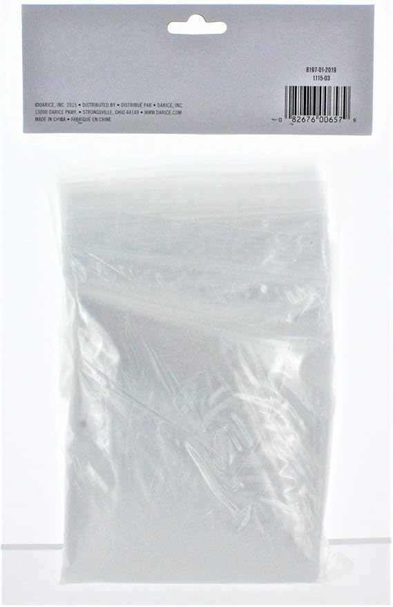 Reclosable Bags 100/Pkg-4"X6" Clear